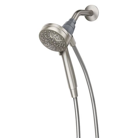 LifeShine finish assures the ultimate in durability and is guaranteed not to tarnish, corrode or flake off. . Moen engage magnetix shower head